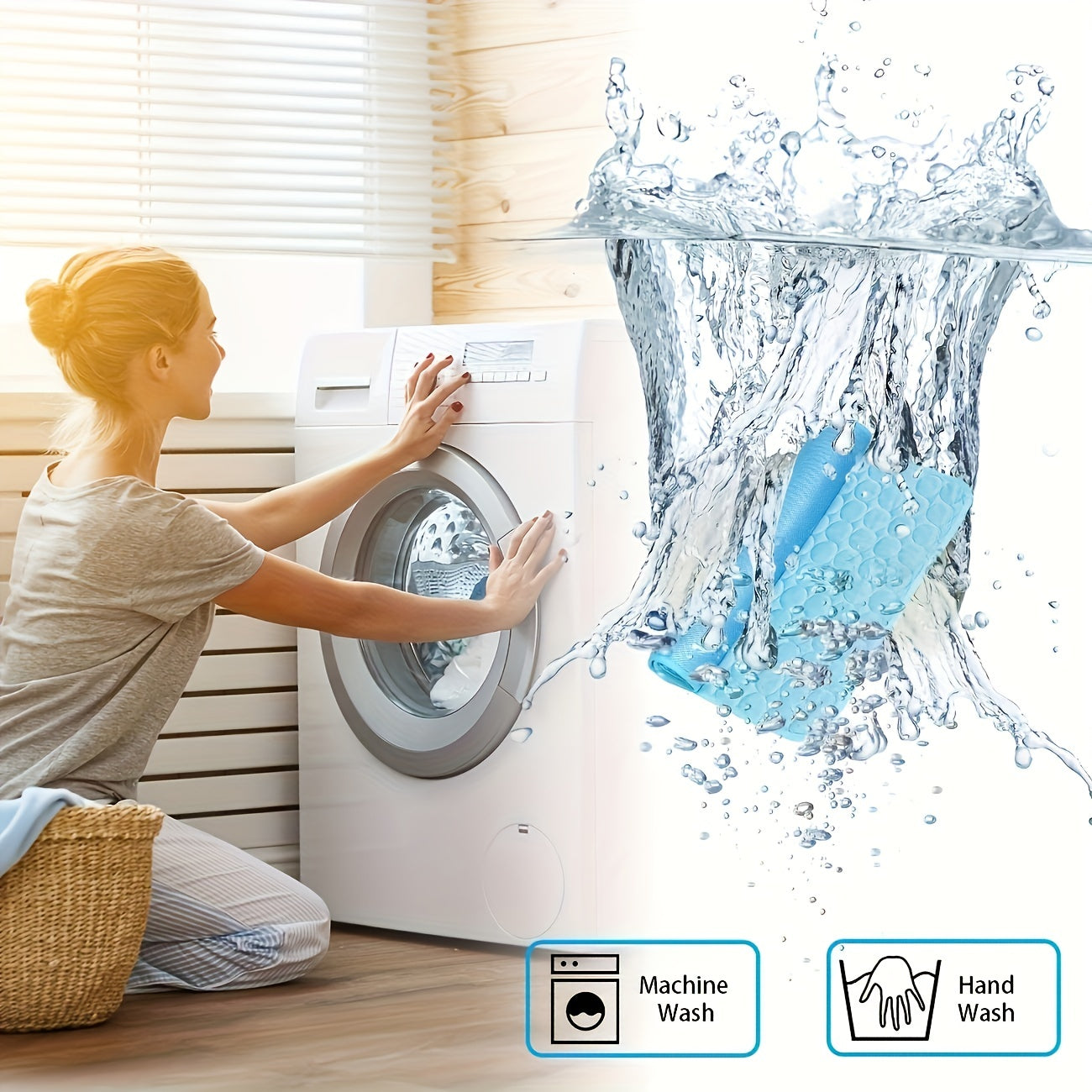 Cooling Mat for Pets — Breathable Ice-Silk Comfort Pad