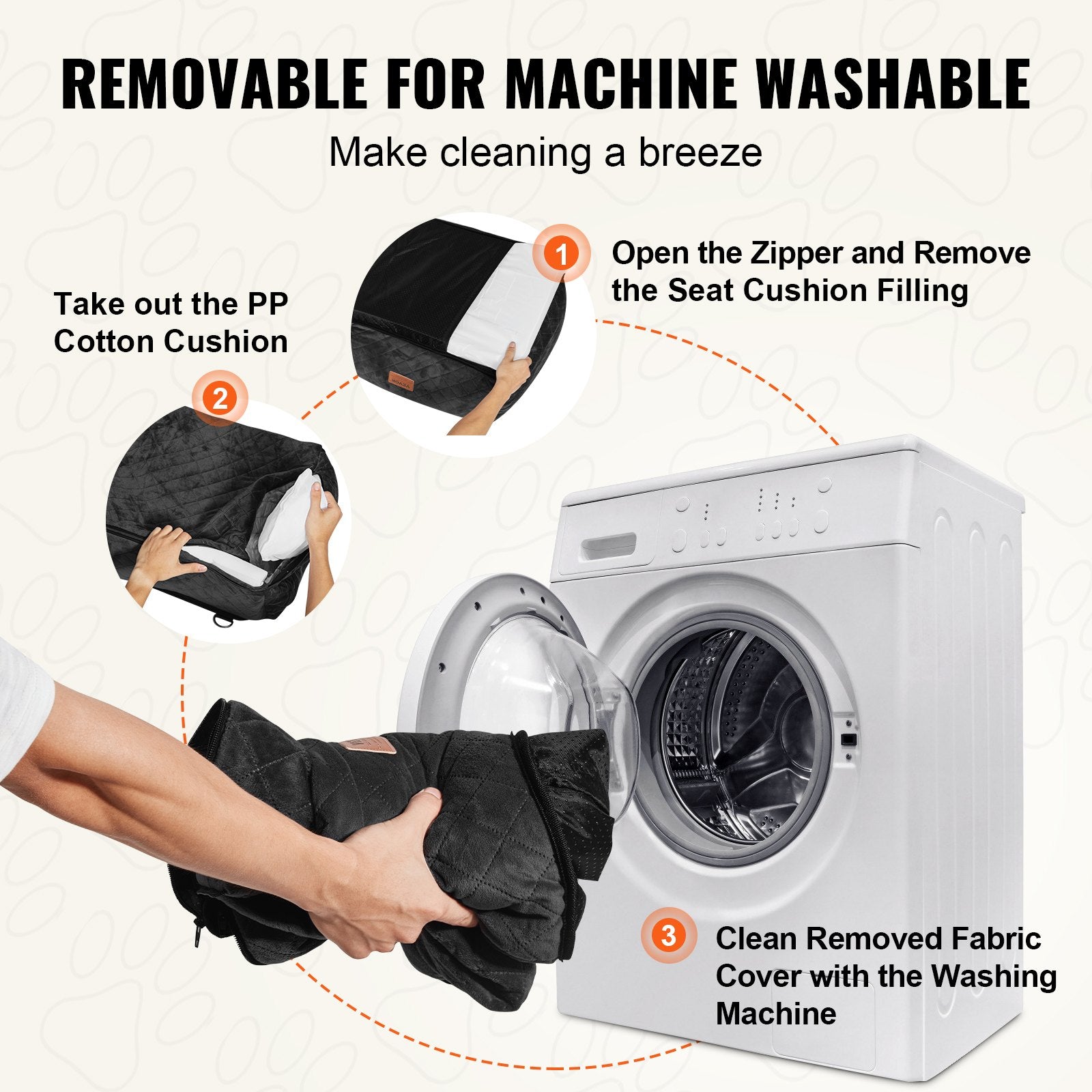 Dog Booster Car Seat Pet Car Seat For Small Medium Dog Up To 40 Lbs Black